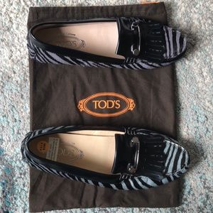 Tods zebra flats